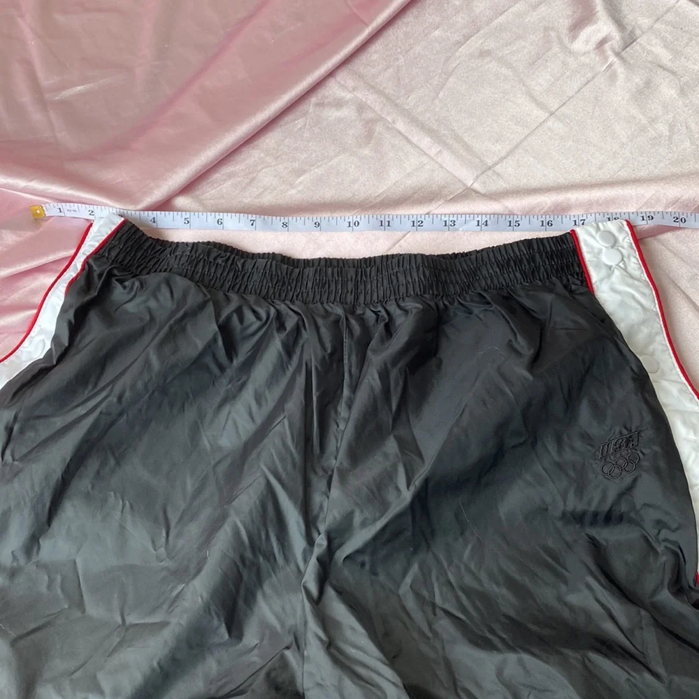 Vintage 90s Olympics Nylon Windbreaker Pants size L - Picture 7 of 8